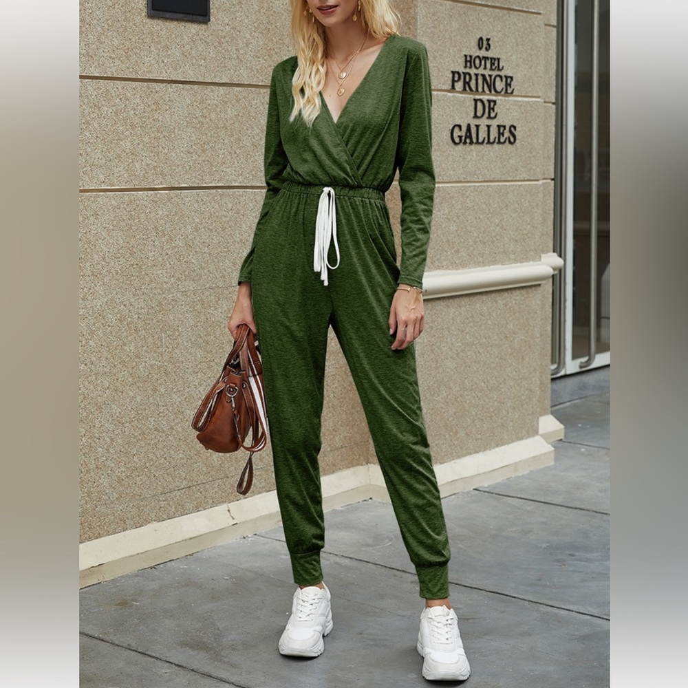 Olive Green Jumpsuit